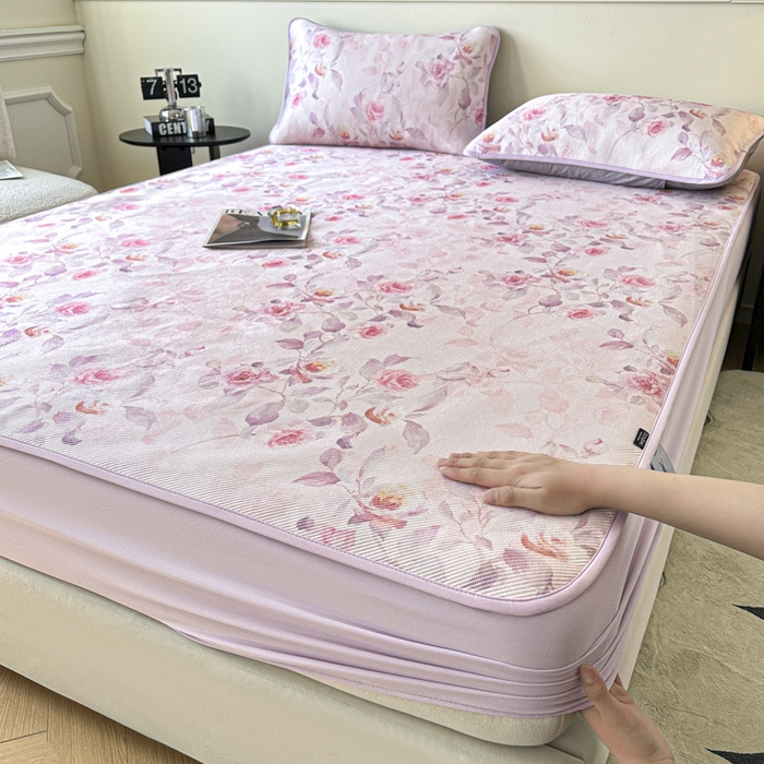 91家纺网 家纺一手货源 找家纺 （总）宜代光年 2025新款数码印花冰藤席