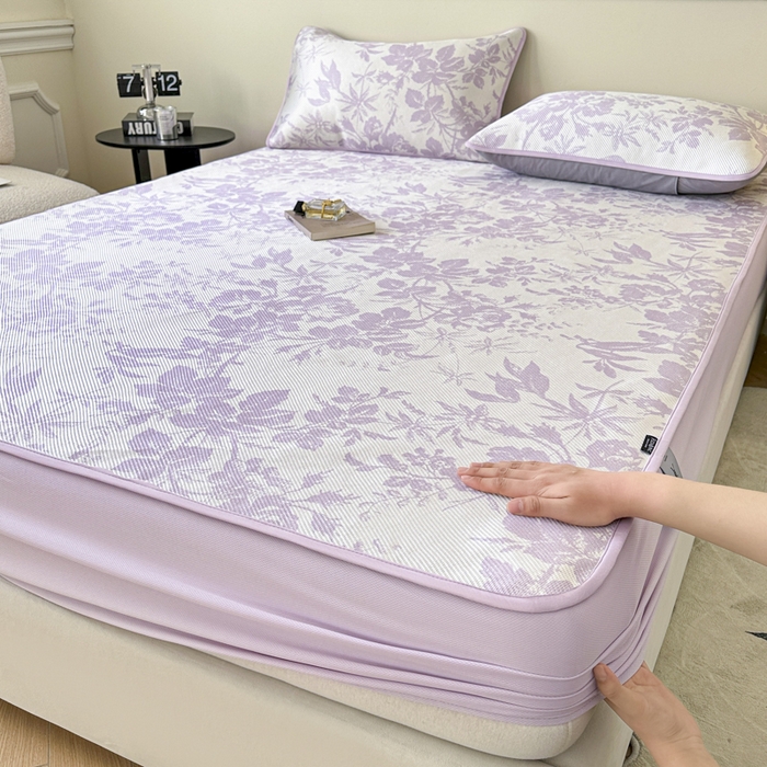 91家纺网 家纺一手货源 找家纺 （总）宜代光年 2025新款数码印花冰藤席