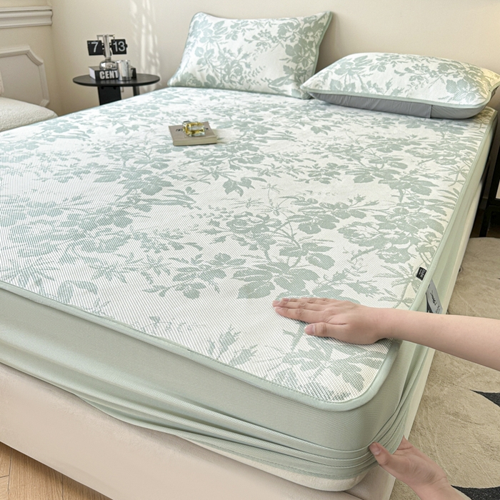 91家纺网 家纺一手货源 找家纺 （总）宜代光年 2025新款数码印花冰藤席