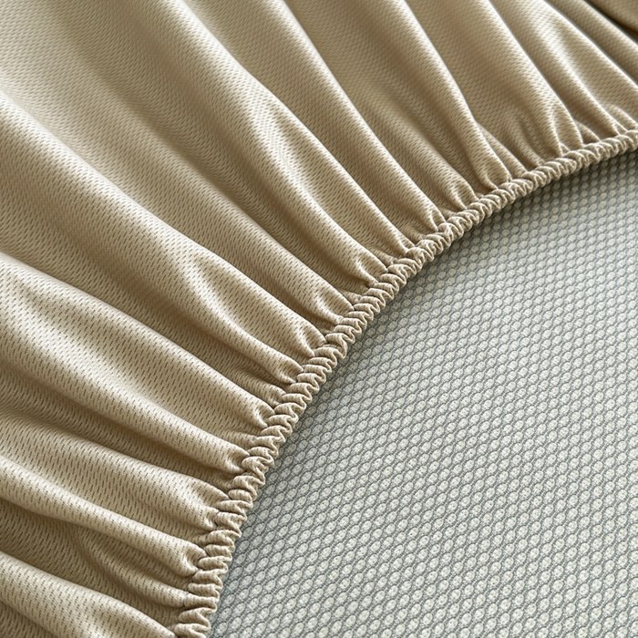 91家纺网 家纺一手货源 找家纺 宜代光年 2025新款数码印花冰藤席 床笠 冰藤牡丹 咖