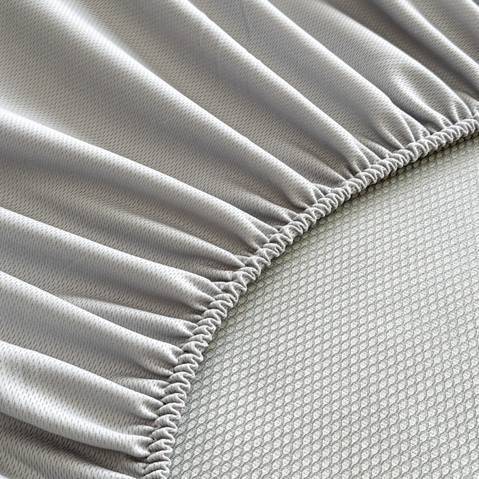 91家纺网 家纺一手货源 找家纺 宜代光年 2025新款数码印花冰藤席 床笠-冰藤繁花 灰