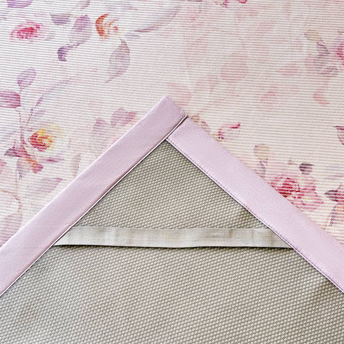 91家纺网 家纺一手货源 找家纺 宜代光年 2025新款数码印花冰藤席 床席-冰藤玉琼枝 粉