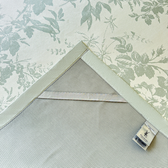 91家纺网 家纺一手货源 找家纺 宜代光年 2025新款数码印花冰藤席 床席-冰藤繁花 绿