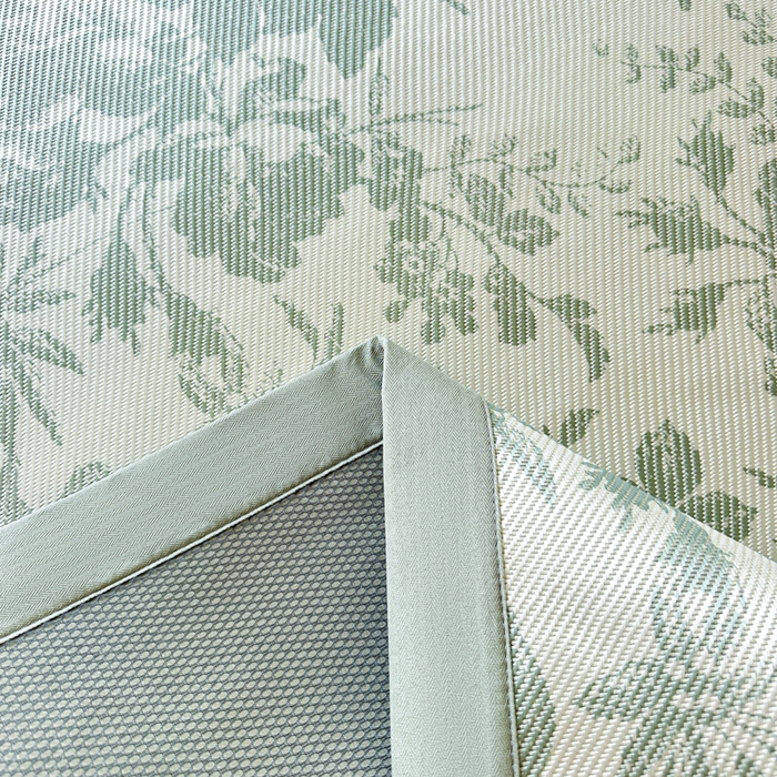 91家纺网 家纺一手货源 找家纺 宜代光年 2025新款数码印花冰藤席 床席-冰藤繁花 绿