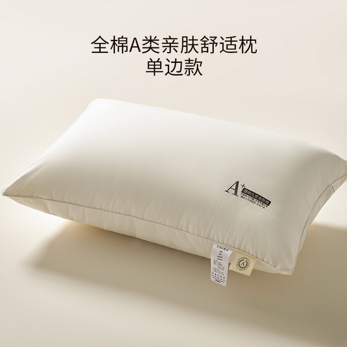 91家纺网 家纺一手货源 找家纺 （总）鼎晟纺 2025新款棉语A类亲肤舒适枕学生成人枕头全棉枕芯