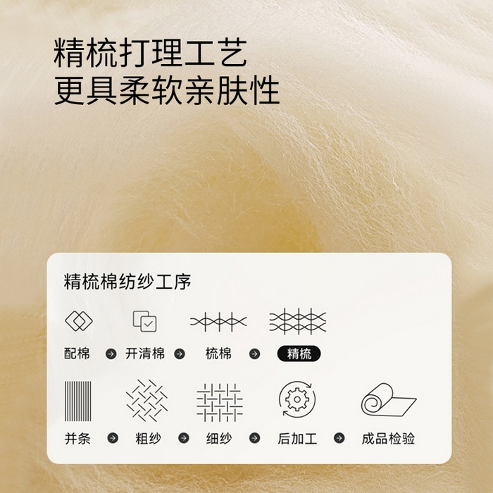 91家纺网 家纺一手货源 找家纺 鼎晟纺 2025新款棉语A类亲肤舒适枕学生成人枕头全棉枕芯 全棉双边款