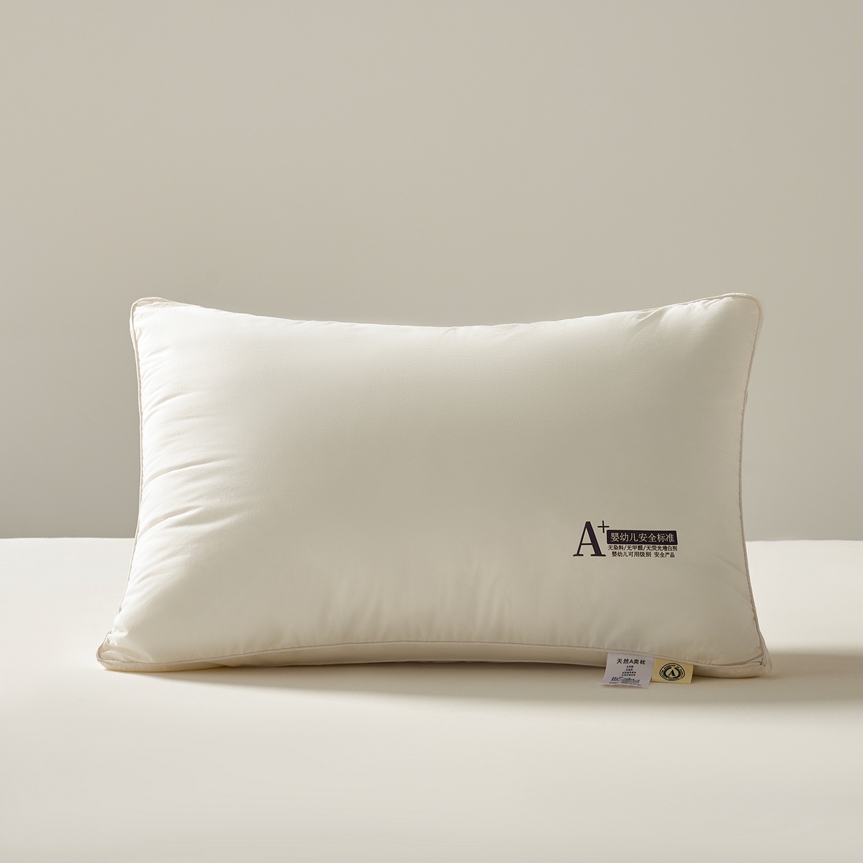 91家纺网 家纺一手货源 找家纺 鼎晟纺 2025新款棉语A类亲肤舒适枕学生成人枕头全棉枕芯 全棉双边款