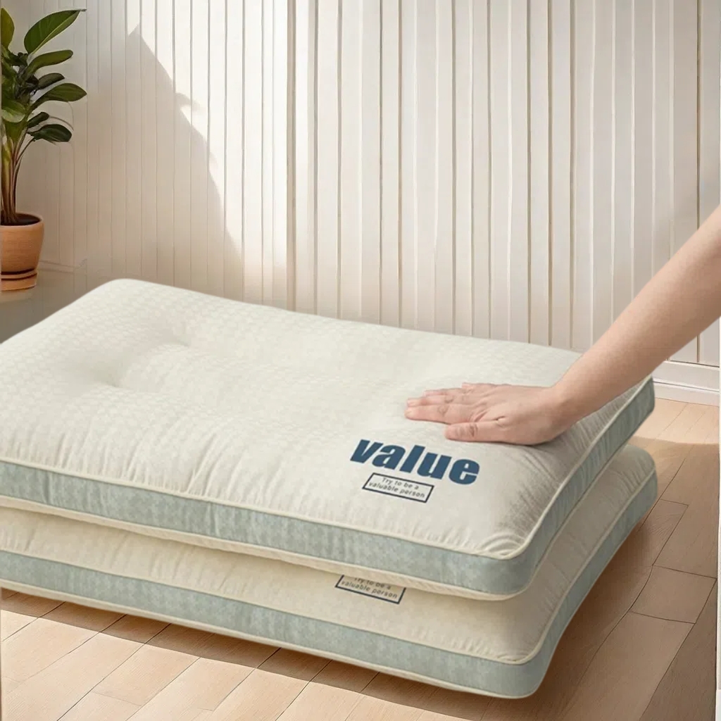 91家纺网 家纺一手货源 找家纺 （总）鼎晟纺 2025新款枕芯华夫格云朵舒柔护颈睡眠枕头枕芯