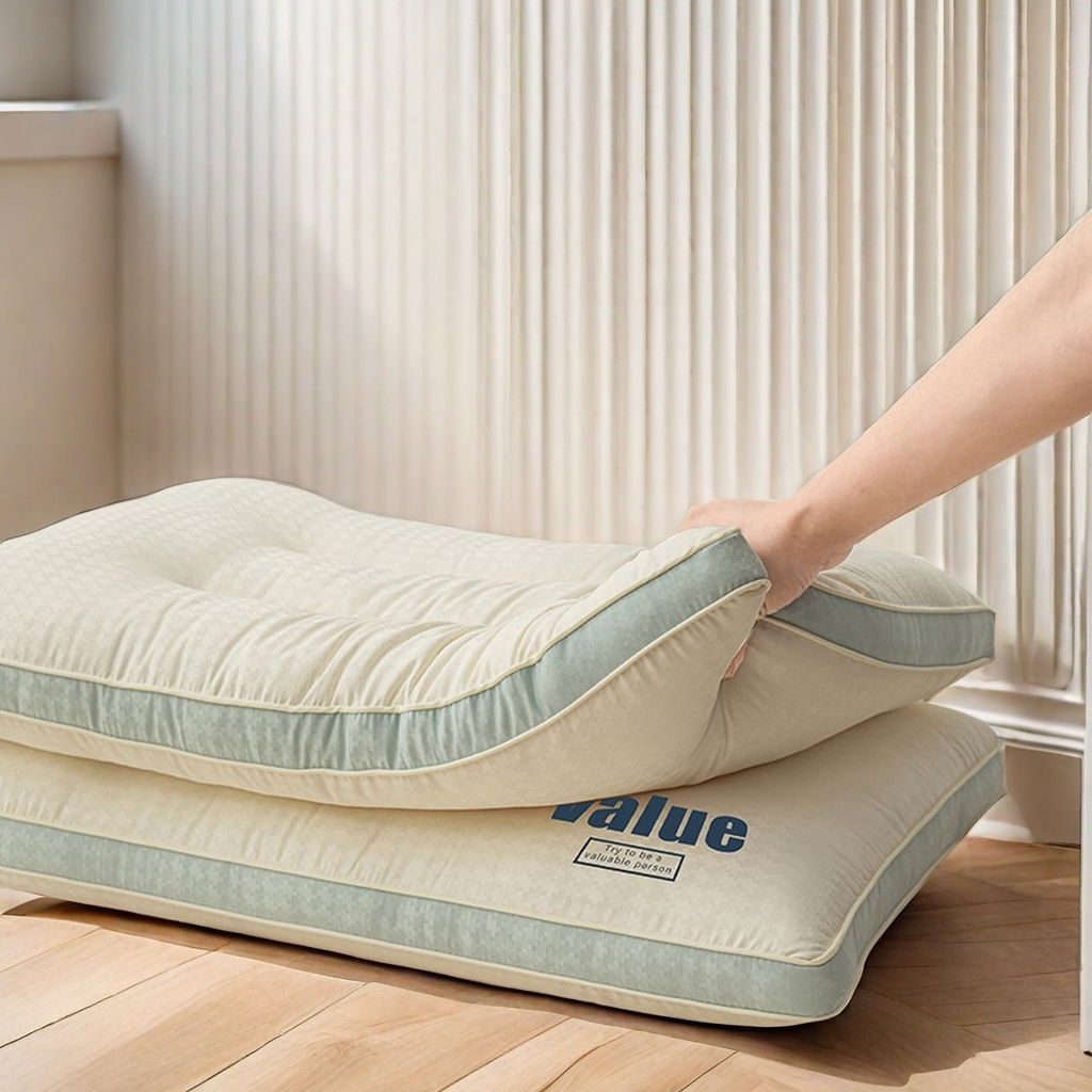 91家纺网 家纺一手货源 找家纺 （总）鼎晟纺 2025新款枕芯华夫格云朵舒柔护颈睡眠枕头枕芯