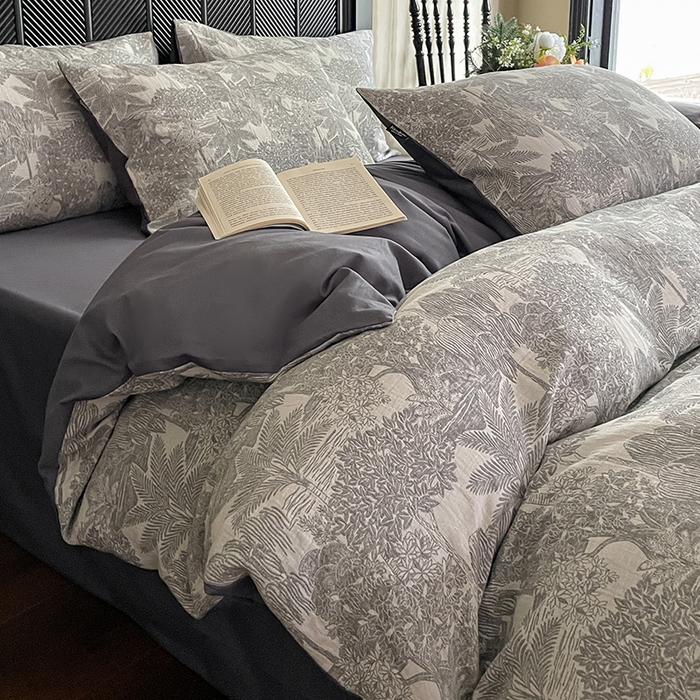 91家纺网 家纺一手货源 找家纺 （总）宜代光年 2025新款色织水洗棉提花四件套（第一批）