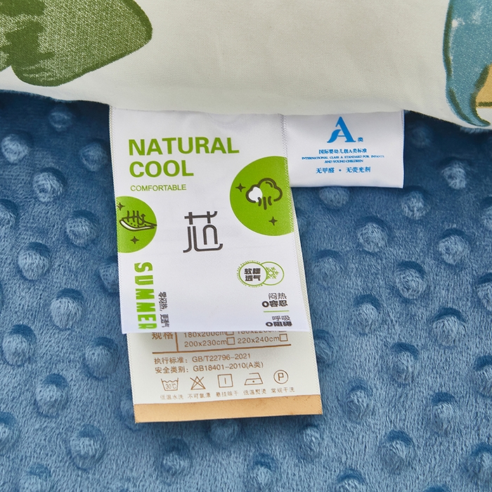 91家纺网 家纺一手货源 找家纺 中国龙家纺 2023新款A类水洗棉豆豆绒加厚冬被 恐龙乐园