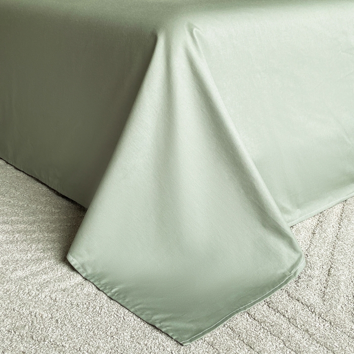 91家纺网 家纺一手货源 找家纺 宜代光年 2025新款色织水洗棉提花四件套（第一批） 繁花-绿