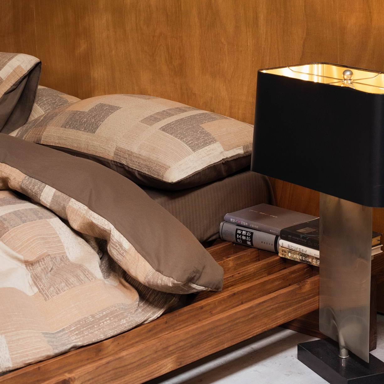 91家纺网 家纺一手货源 找家纺 （总）山舍家居 2025新款全棉纯棉色织提花磨毛四件套-麦桑