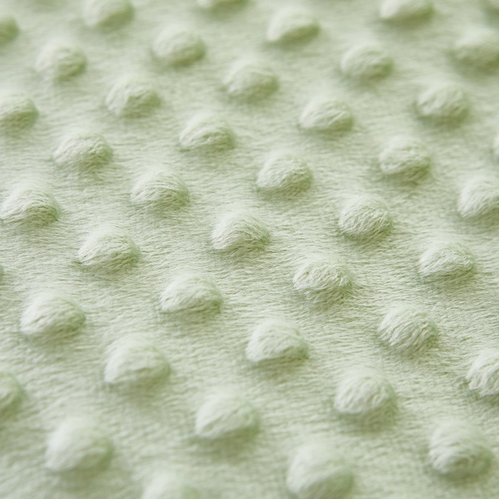 91家纺网 家纺一手货源 找家纺 中国龙家纺 2025新款双面可用兔毛绒豆豆被被子被芯 熊猫点点-绿