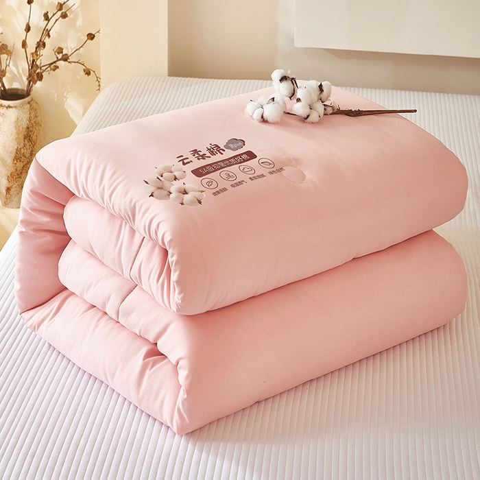 91家纺网 家纺一手货源 找家纺 （总）中国龙家纺 2025新款亲肤水洗棉棉花被被子被芯