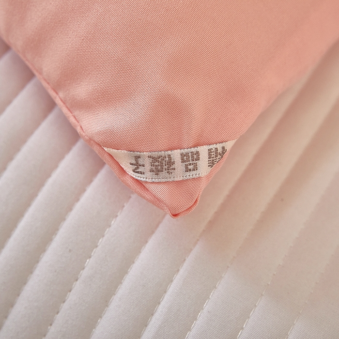91家纺网 家纺一手货源 找家纺 中国龙家纺 2025新款亲肤水洗棉棉花被被子被芯 云眠-粉
