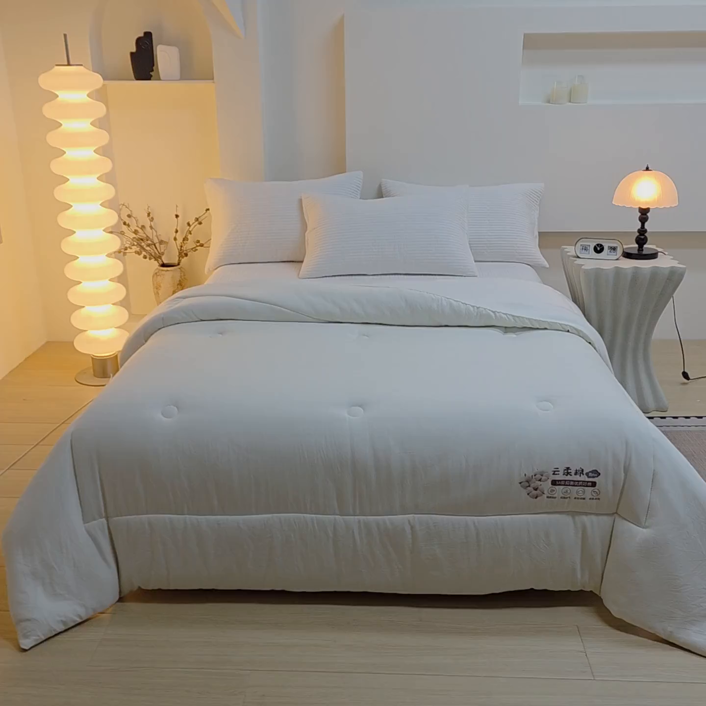 91家纺网 家纺一手货源 找家纺 （总）中国龙家纺 2025新款亲肤水洗棉棉花被被子被芯