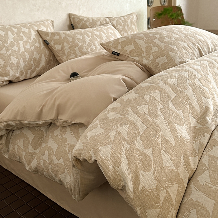 宜代光年 2025新款色织水洗棉提花四件套（第一批） 温差-米