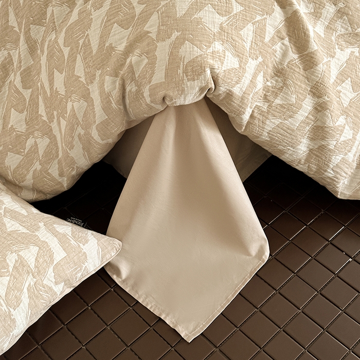 91家纺网 家纺一手货源 找家纺 宜代光年 2025新款色织水洗棉提花四件套（第一批） 温差-米