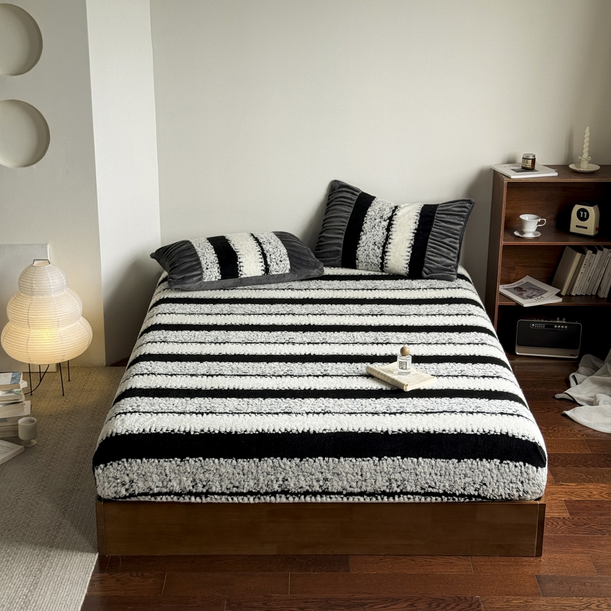 91家纺网 家纺一手货源 找家纺 新印象 2025新款阳离子绒保暖床笠 阳离子绒-里维斯