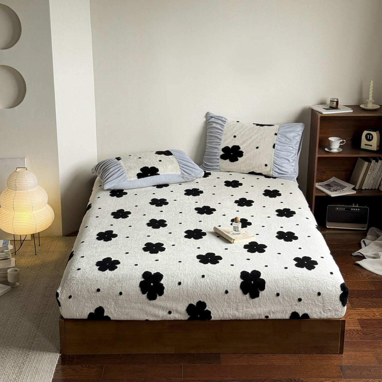 91家纺网 家纺一手货源 找家纺 新印象 2025新款阳离子绒保暖床笠 阳离子绒-慕朵