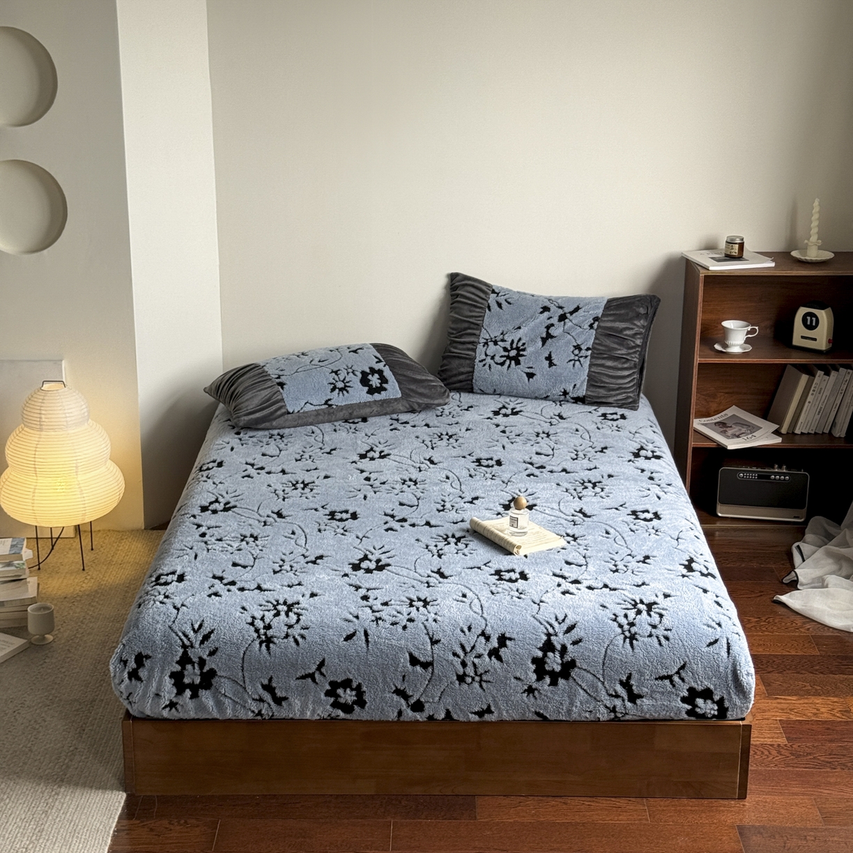 91家纺网 家纺一手货源 找家纺 新印象 2025新款阳离子绒保暖床笠 阳离子绒-缇娜