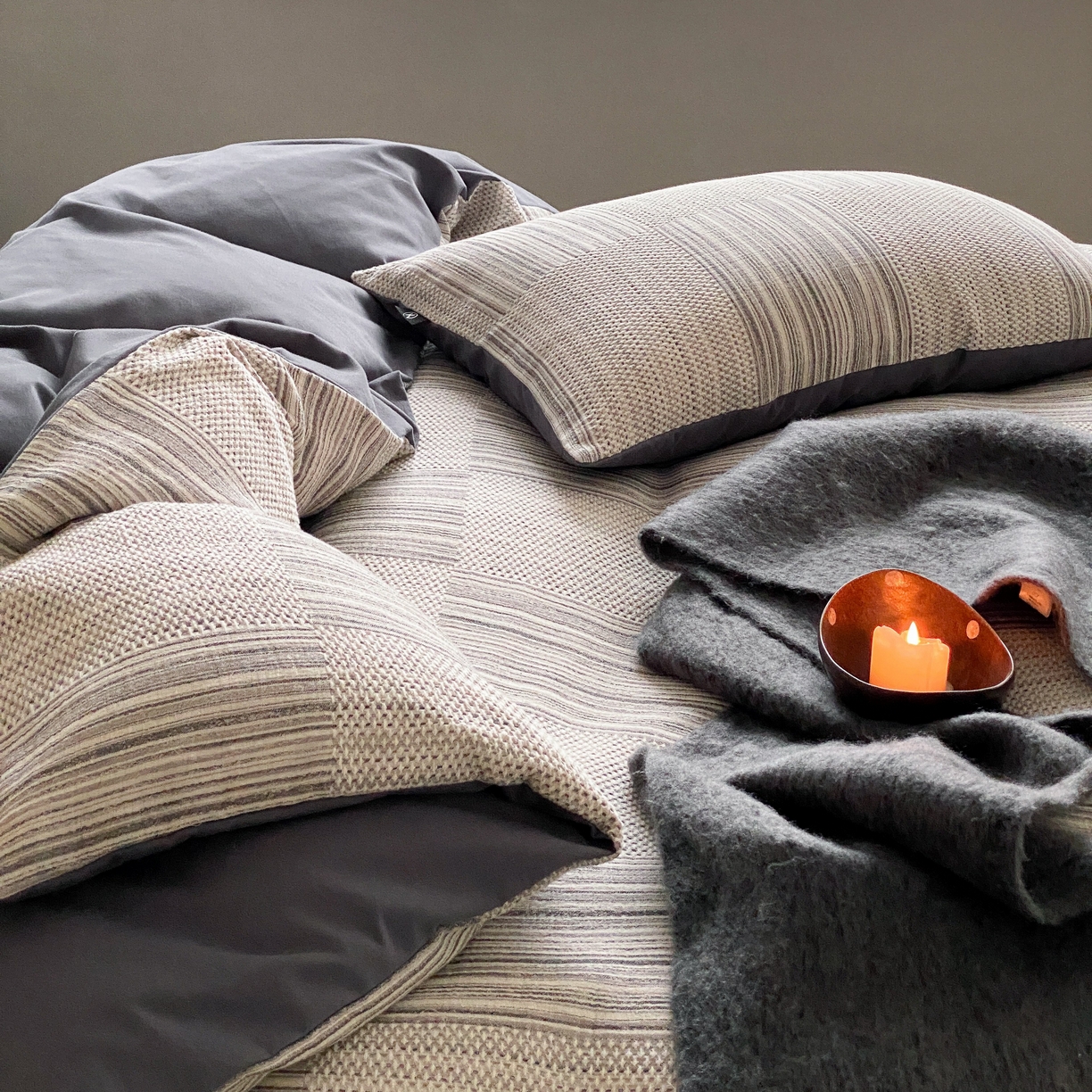 91家纺网 家纺一手货源 找家纺 （总）旷野 2025新款全棉华夫格提花磨毛四件套