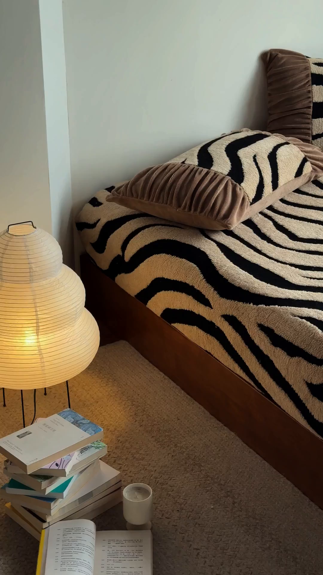 91家纺网 家纺一手货源 找家纺 新印象 2025新款阳离子绒保暖床笠 阳离子绒-斑马纹