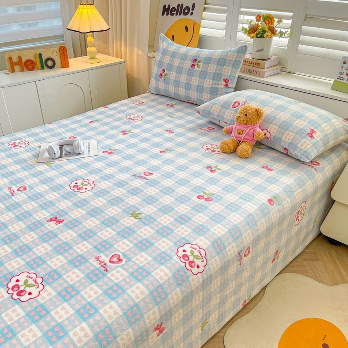 91家纺网 家纺一手货源 找家纺 （总）爱屋及屋 2025新款牛奶绒印花床单