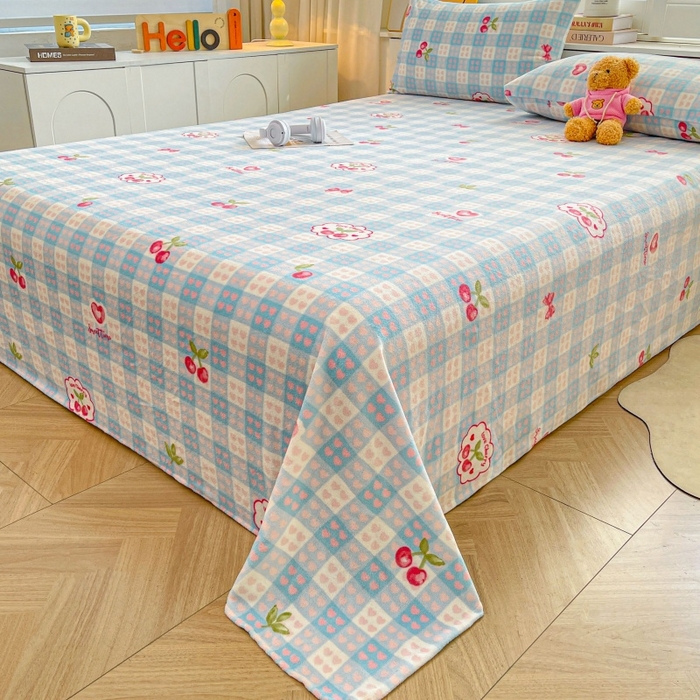 91家纺网 家纺一手货源 找家纺 （总）爱屋及屋 2025新款牛奶绒印花床单