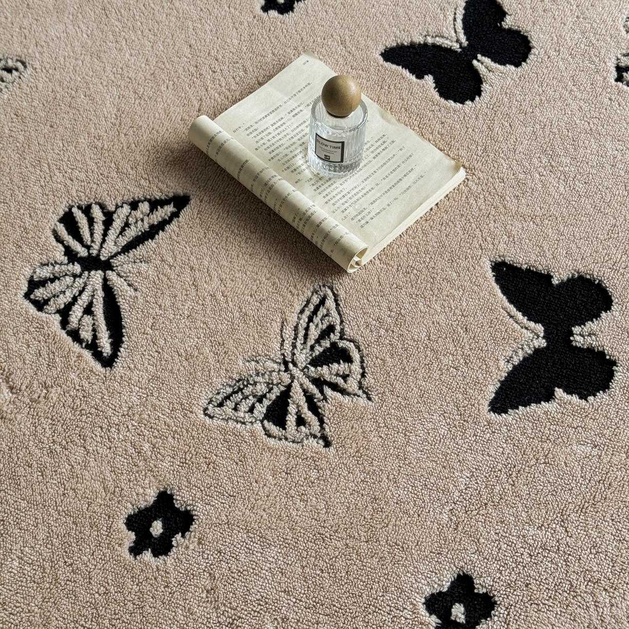 91家纺网 家纺一手货源 找家纺 新印象 2025新款阳离子绒保暖床笠 阳离子绒-蝶季