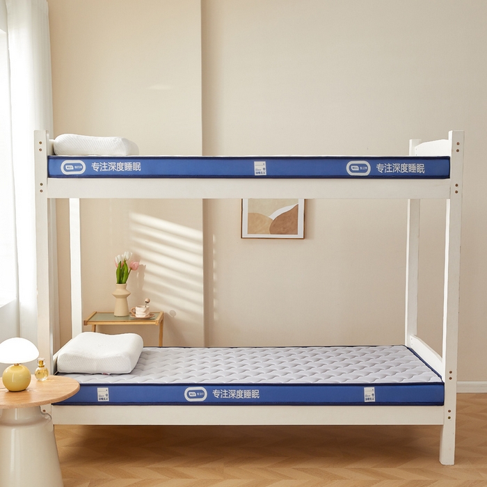 91家纺网 家纺一手货源 找家纺 鹿辉家居（原吉欧力） 2025新款牛奶丝记忆棉床垫-学生款 舒适灰