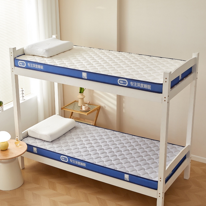 91家纺网 家纺一手货源 找家纺 鹿辉家居（原吉欧力） 2025新款牛奶丝记忆棉床垫-学生款 舒适灰