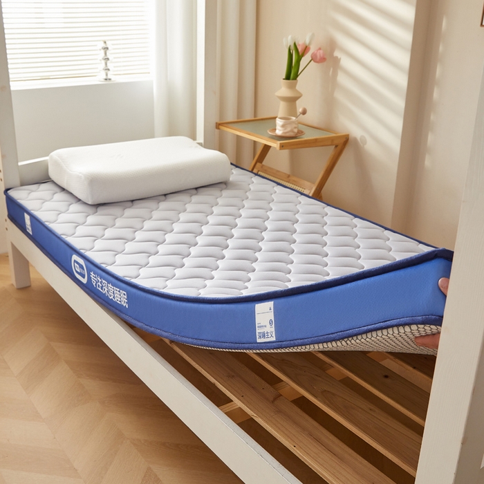 91家纺网 家纺一手货源 找家纺 鹿辉家居（原吉欧力） 2025新款牛奶丝记忆棉床垫-学生款 舒适灰