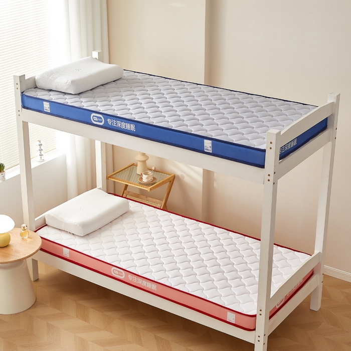 91家纺网 家纺一手货源 找家纺 鹿辉家居（原吉欧力） 2025新款牛奶丝记忆棉床垫-学生款 舒适红