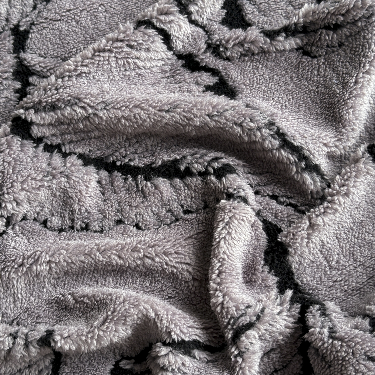 91家纺网 家纺一手货源 找家纺 新印象 2025新款阳离子绒保暖床笠 阳离子绒-樊林灰