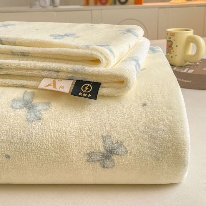 91家纺网 家纺一手货源 找家纺 （总）爱屋及屋 2025新款牛奶绒印花床单