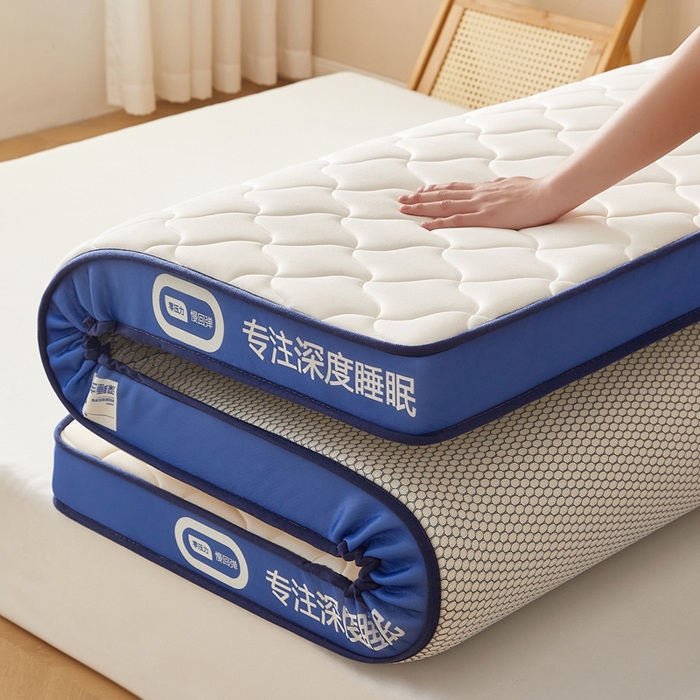 91家纺网 家纺一手货源 找家纺 （总）鹿辉家居（原吉欧力） 2025新款牛奶丝记忆棉床垫-成人款