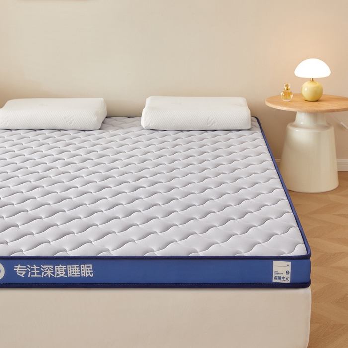 91家纺网 家纺一手货源 找家纺 鹿辉家居（原吉欧力） 2025新款牛奶丝记忆棉床垫-成人款 舒适灰