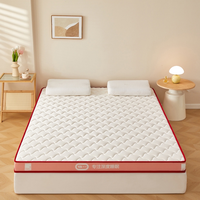 鹿辉家居（原吉欧力） 2025新款牛奶丝记忆棉床垫-成人款 舒适红