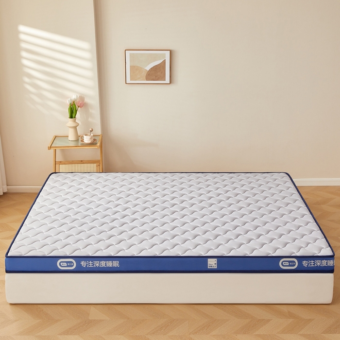 91家纺网 家纺一手货源 找家纺 鹿辉家居（原吉欧力） 2025新款牛奶丝记忆棉床垫-成人款 舒适灰