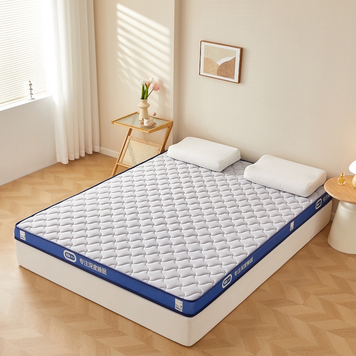 91家纺网 家纺一手货源 找家纺 鹿辉家居（原吉欧力） 2025新款牛奶丝记忆棉床垫-成人款 舒适灰