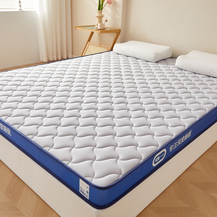 91家纺网 家纺一手货源 找家纺 鹿辉家居（原吉欧力） 2025新款牛奶丝记忆棉床垫-成人款 舒适灰