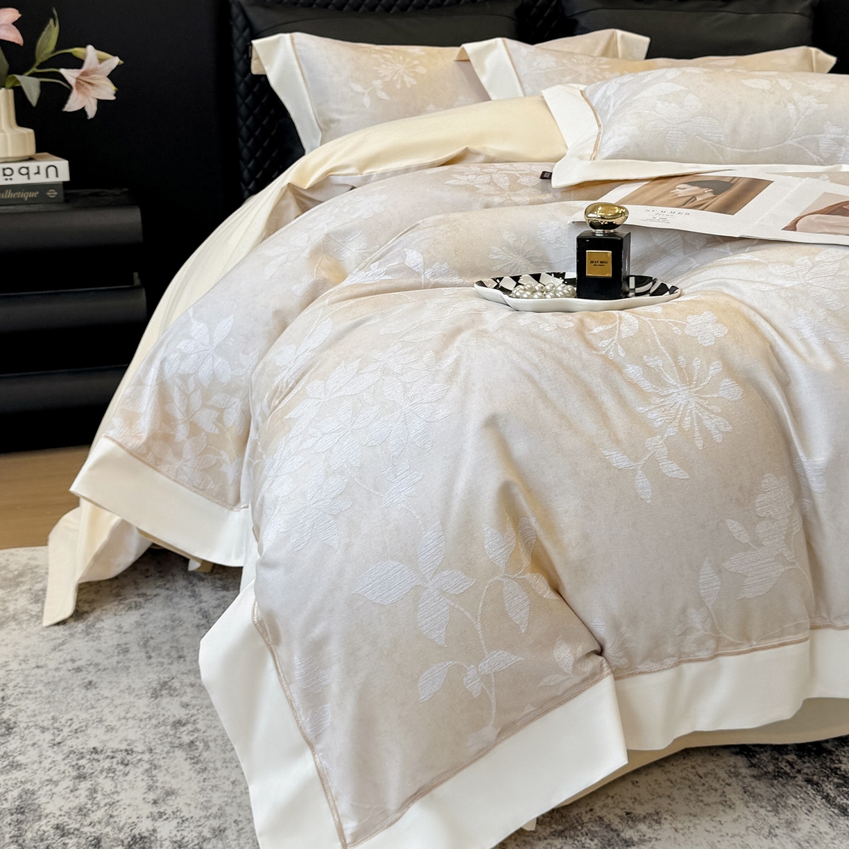 91家纺网 家纺一手货源 找家纺 （总）爱妮菲家纺 2025冬季热款A类加厚磨毛四件套全棉纯棉数码印花保暖被套床单高端轻奢风床笠床上用品