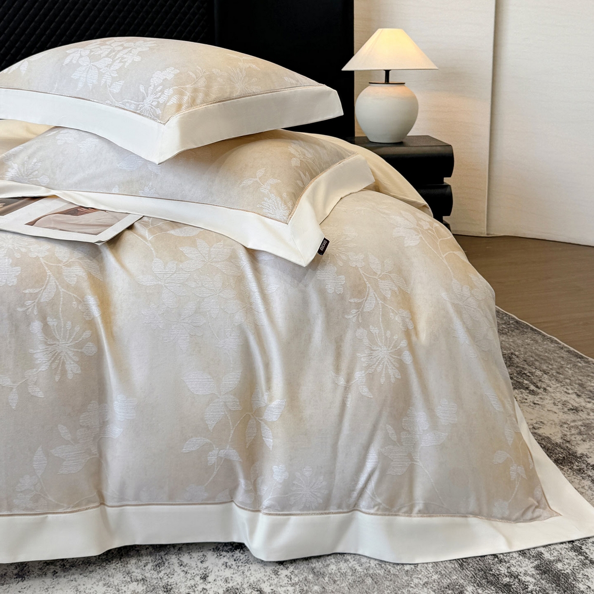 91家纺网 家纺一手货源 找家纺 （总）爱妮菲家纺 2025冬季热款A类加厚磨毛四件套全棉纯棉数码印花保暖被套床单高端轻奢风床笠床上用品