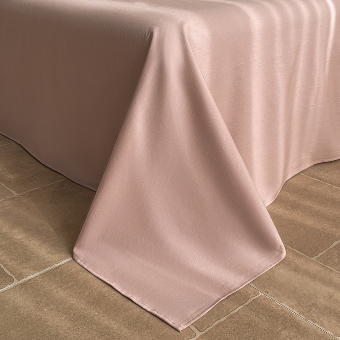 91家纺网 家纺一手货源 找家纺 宜代光年 2025新款色织水洗棉提花四件套（第二批） 陌上花开-粉