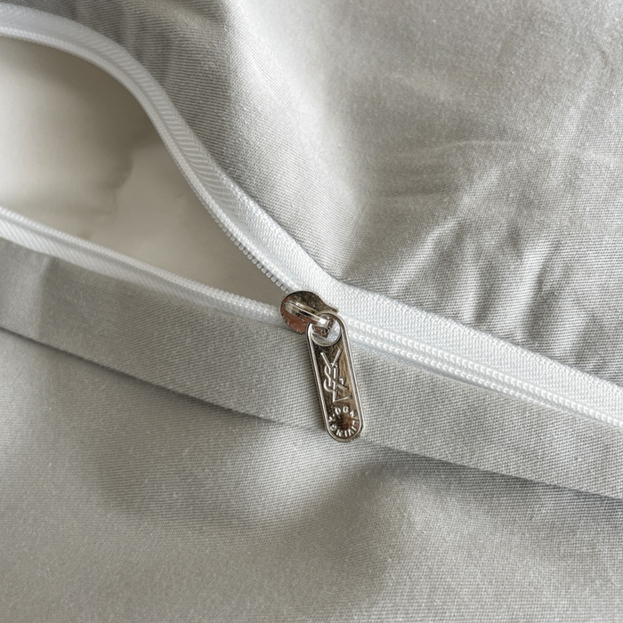 91家纺网 家纺一手货源 找家纺 宜代光年 2025新款色织水洗棉提花四件套（第二批） 镜中叶-灰