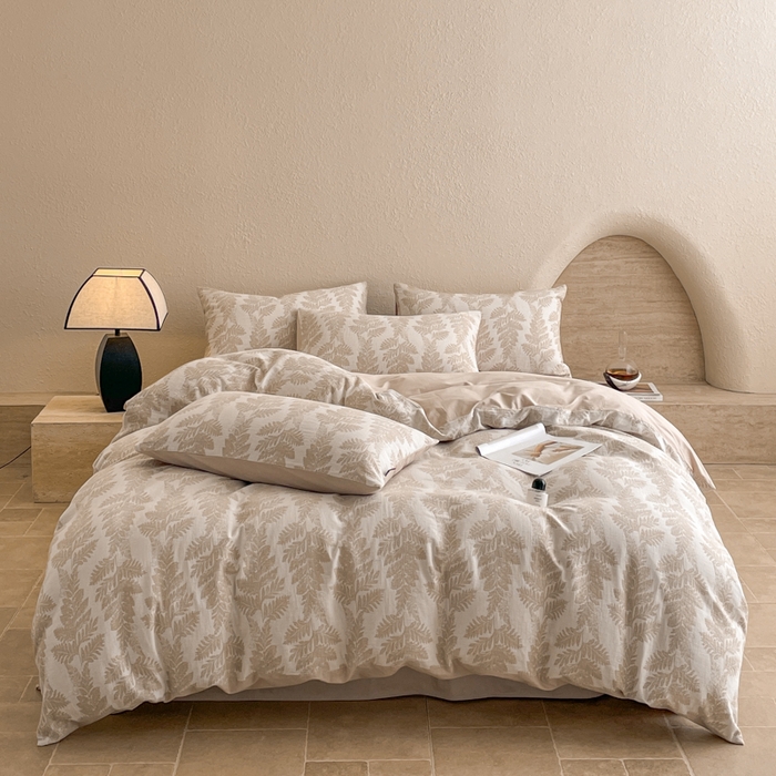 91家纺网 家纺一手货源 找家纺 （总）宜代光年 2025新款色织水洗棉提花四件套（第二批）