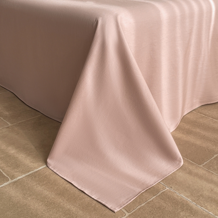 91家纺网 家纺一手货源 找家纺 宜代光年 2025新款色织水洗棉提花四件套（第二批） 夜未央-粉