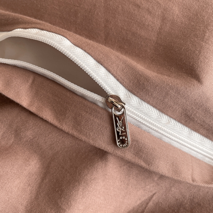 91家纺网 家纺一手货源 找家纺 宜代光年 2025新款色织水洗棉提花四件套（第二批） 林逾静-橘